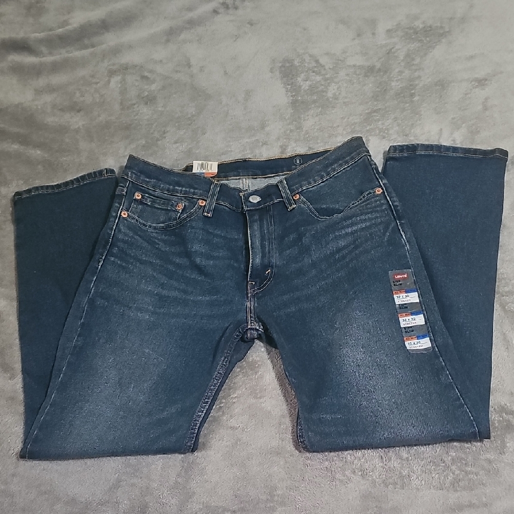 Levi's Men's Straight Jeans - Dark Blue